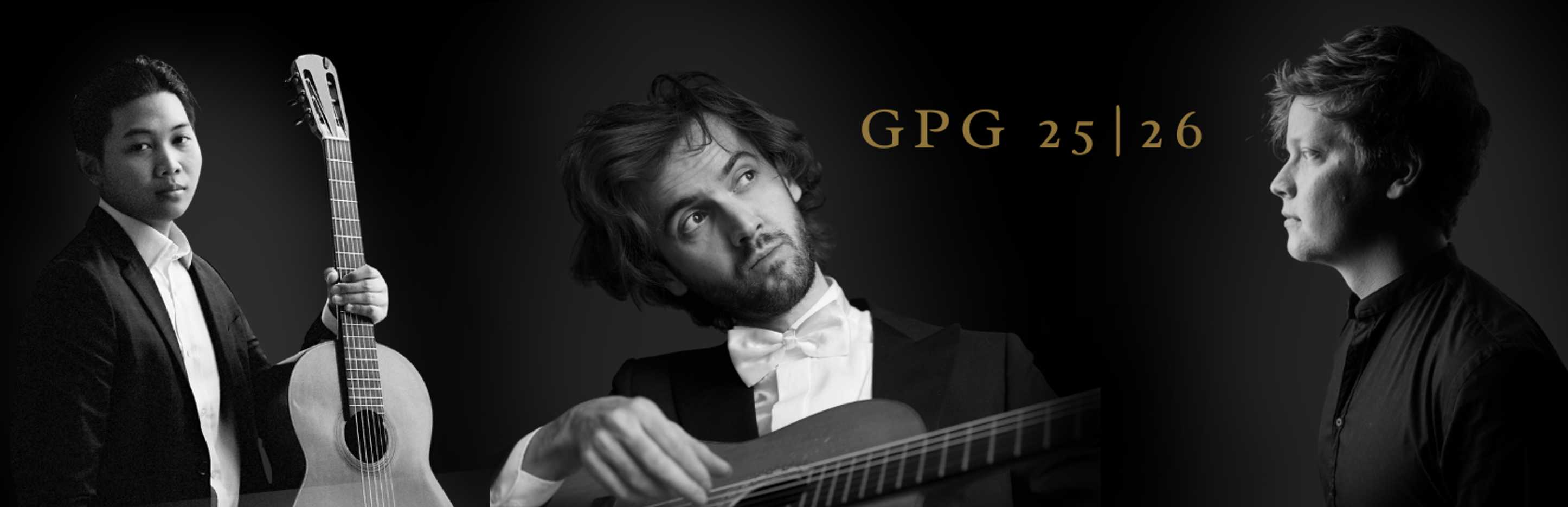 Banner displaying the coming GPG artists.